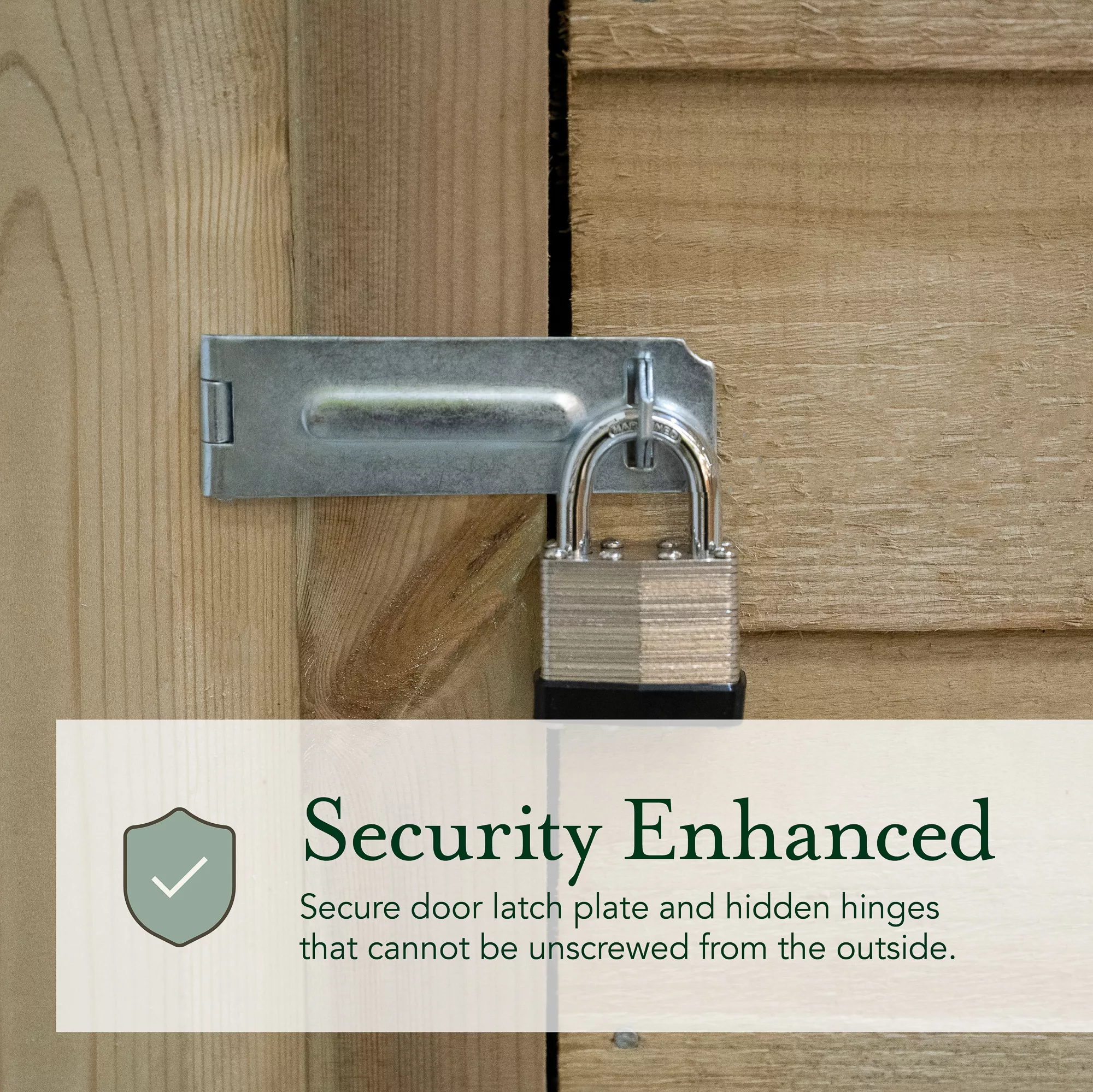 Forest Garden 10x20 Apex Pressure Treated Overlap Wooden Shed With Floor - Assembly Service Included 8 Forest Garden 10x20 Apex Pressure Treated Overlap Wooden Shed With Floor - Assembly Service Included - Image 8