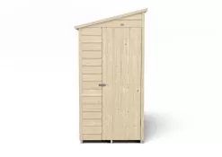 Forest Garden 6x3 Ft Pent Overlap Wooden Shed With Floor - Assembly Service Included -Garden Shop forest garden 6x3 ft pent overlap wooden shed with floor assembly service included5013053178317 02c bq 1