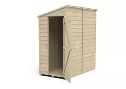Forest Garden 6x3 Ft Pent Overlap Wooden Shed With Floor -Garden Shop forest garden 6x3 ft pent overlap wooden shed with floor5013053178300 21c bq