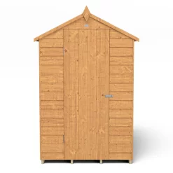 Forest Garden 6x4 Apex Dip Treated Overlap Wooden Shed With Floor (Base Included) - Assembly Service Included -Garden Shop forest garden 6x4 apex dip treated overlap wooden shed with floor base included assembly service included5013053176825 02c bq 1