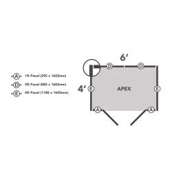 Forest Garden 6x4 Apex Pressure Treated Overlap Wooden Shed With Floor - Assembly Service Included -Garden Shop forest garden 6x4 apex pressure treated overlap wooden shed with floor assembly service included5013053192122 02t