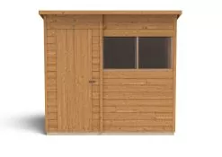 Forest Garden 7x5 Pent Dip Treated Overlap Wooden Shed With Floor - Assembly Service Included -Garden Shop forest garden 7x5 pent dip treated overlap wooden shed with floor assembly service included5013053178447 02c bq 1