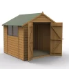 Forest Garden 7x7 Apex Dip Treated Shiplap Wooden Shed With Floor
