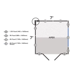 Forest Garden 7x7 Apex Dip Treated Shiplap Wooden Shed With Floor -Garden Shop forest garden 7x7 apex dip treated shiplap wooden shed with floor5013053194164 01i
