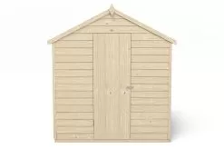 Forest Garden 8x6 Apex Pressure Treated Overlap Wooden Shed With Floor -Garden Shop forest garden 8x6 apex pressure treated overlap wooden shed with floor5013053177495 02c bq