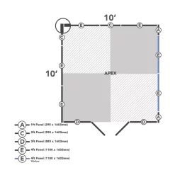 Forest Garden Delamere Range 10x10 Ft Apex Shiplap Wooden 2 Door 4 Windows Shed With Floor -Garden Shop forest garden delamere range 10x10 ft apex shiplap wooden 2 door 4 windows shed with floor5013053182703 01t