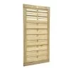 Forest Garden Kyoto Wood Slatted Gate, (H)1.8m (W)0.9m