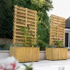 Forest Garden Living Screen Natural Timber Rectangular Planter (H) 180cm X (W) 90cm 10 Forest Garden Living Screen Natural Timber Rectangular Planter (H) 180cm X (W) 90cm -Garden Shop forest garden living screen natural timber rectangular planter h 180cm x w 90cm5013053190227 04i