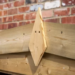 Forest Garden Overlap Timber 6x5 Ft Apex Log Store -Garden Shop forest garden overlap timber 6x5 ft apex log store5013053189962 08i