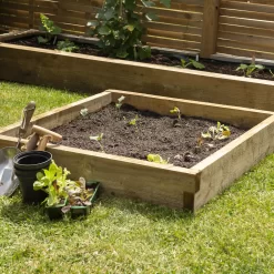 Forest Garden Rectangular Raised Bed Kit -Garden Shop forest garden rectangular raised bed kit5013053182338 01i bq