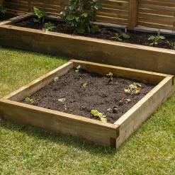 Forest Garden Rectangular Raised Bed Kit -Garden Shop forest garden rectangular raised bed kit5013053182338 02i bq
