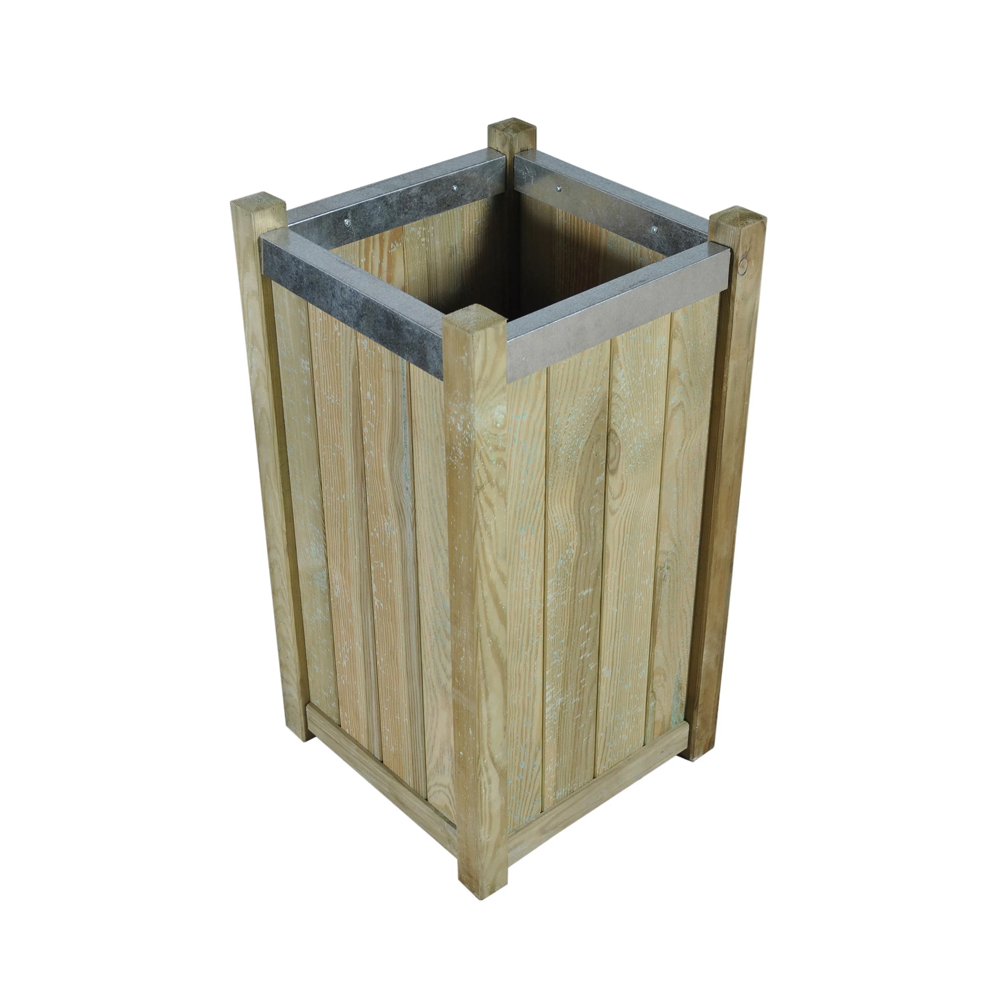 Forest Garden Slender Wooden Rectangular Planter 1 Forest Garden Slender Wooden Rectangular Planter