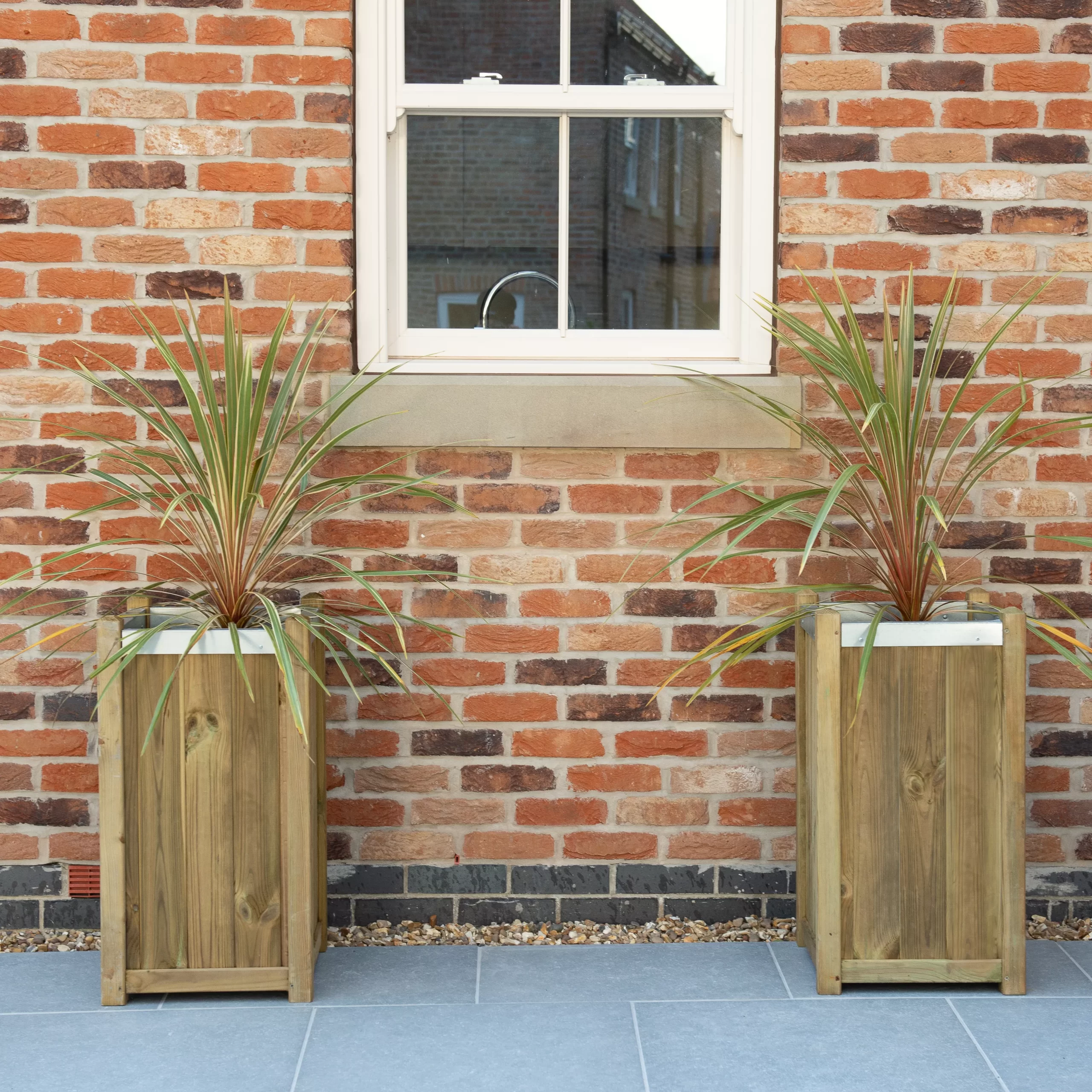Forest Garden Slender Wooden Rectangular Planter 4 Forest Garden Slender Wooden Rectangular Planter - Image 4
