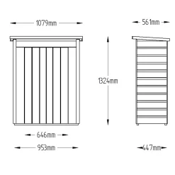 Forest Shiplap 3.5x2 Apex Garden Storage 600L -Garden Shop forest shiplap 3 5x2 apex garden storage 600l5013053163139 01t bq