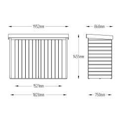 Forest Shiplap 6.3x2.8 Apex Garden Storage 2000L -Garden Shop forest shiplap 6 3x2 8 apex garden storage 2000l5013053163238 01t bq