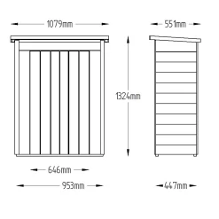 Forest Tongue & Groove 3.5x2 Pent Garden Storage 600L 29 Forest Tongue & Groove 3.5x2 Pent Garden Storage 600L -Garden Shop forest tongue groove 3 5x2 pent garden storage 600l5013053163122 01t bq