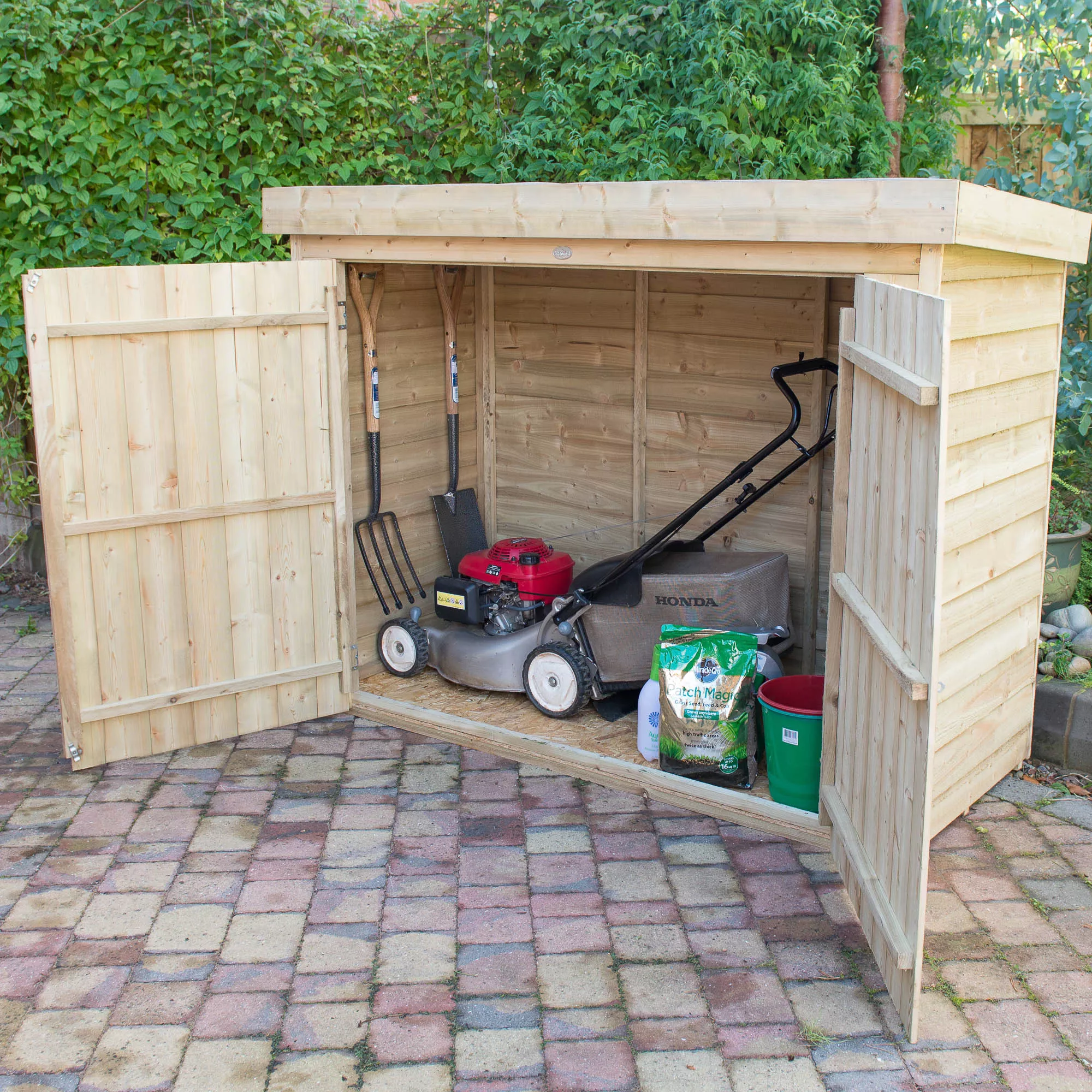 Forest Tongue & Groove 6.3x2.8 Pent Garden Storage 2000L 1 Forest Tongue & Groove 6.3x2.8 Pent Garden Storage 2000L