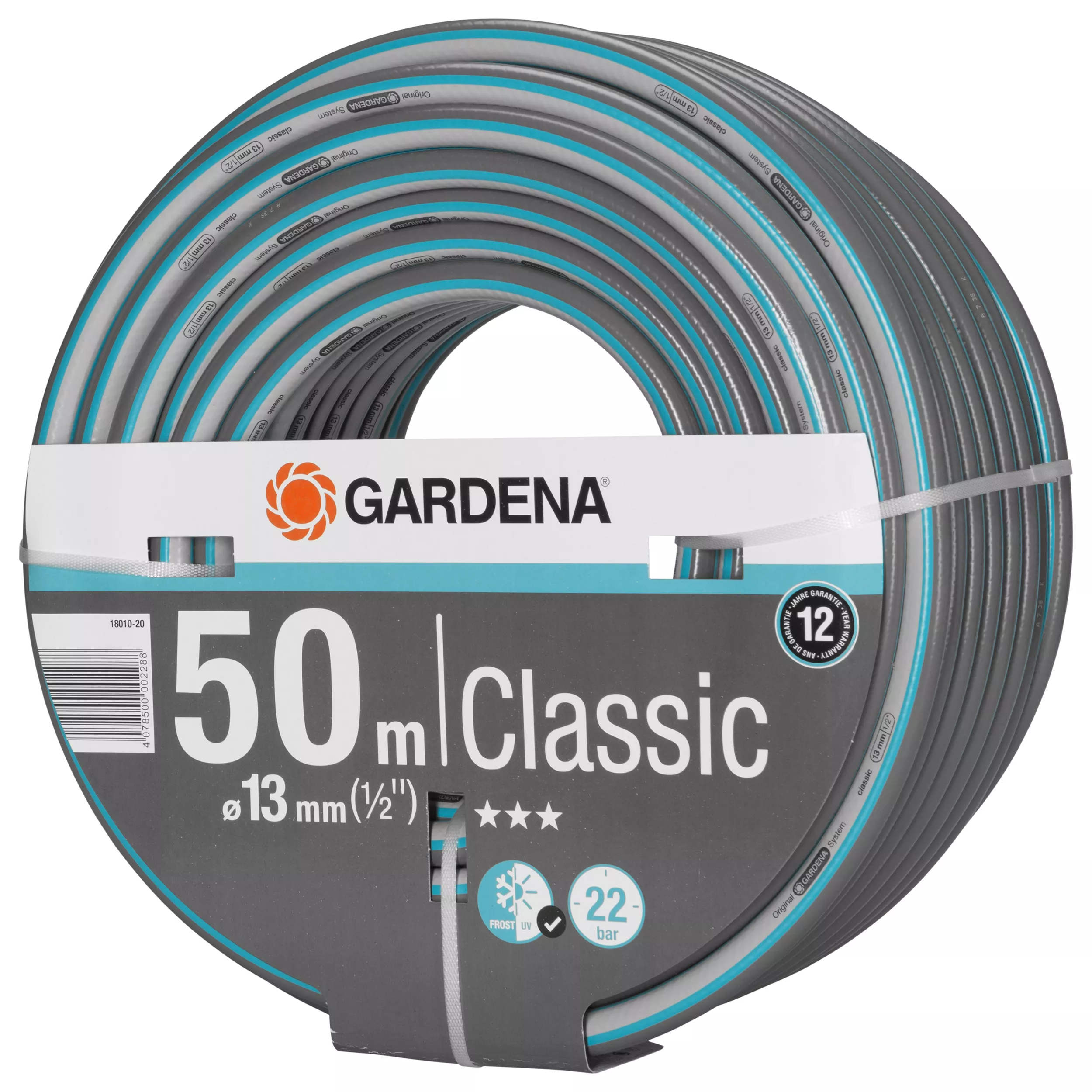 Gardena 18010-20 Blue Multi-purpose Hose Pipe (D)½" X (L)50m 1 Gardena 18010-20 Blue Multi-purpose Hose Pipe (D)½" X (L)50m