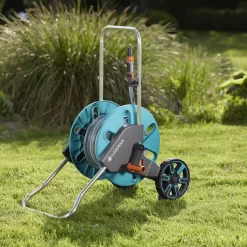 Gardena Aquaroll Freestanding Manual Hose Reel Set (L)20m 7 Gardena Aquaroll Freestanding Manual Hose Reel Set (L)20m -Garden Shop gardena aquaroll freestanding manual hose reel set l 20m4078500032872 01i bq