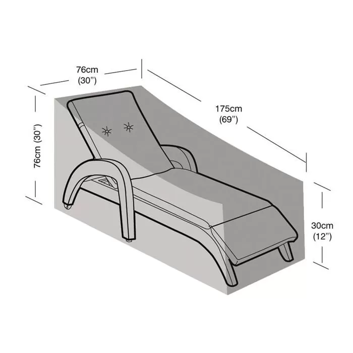 Garland Lounger Cover - Black 3 Garland Lounger Cover - Black - Image 3