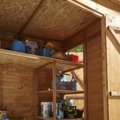 GoodHome Clapperton 6x4ft Pent Dip Treated Shiplap Shed With Floor -Garden Shop goodhome clapperton 6x4ft pent dip treated shiplap shed with floor5059340270135 10i