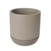GoodHome Driftwood Terracotta Circular Plant Pot (Dia)19.9cm