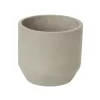 GoodHome Grey Clay Circular Plant Pot (Dia)22cm
