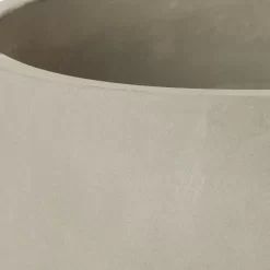 GoodHome Grey Clay Circular Plant Pot (Dia)22cm -Garden Shop goodhome grey clay circular plant pot dia 22cm3663602441519 36c bq