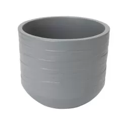 GoodHome Griffin Terracotta Ribbon Circular Plant Pot (Dia)30.5cm