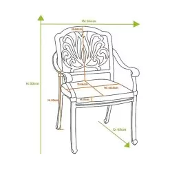 Hartman Amalfi 4 Seater Round Garden Furniture Set With Parasol - Bronze -Garden Shop hartman amalfi 4 seater round garden furniture set with parasol bronze 5