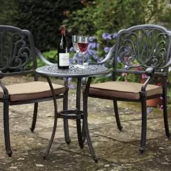 Hartman Amalfi Bistro Set -Garden Shop hartman amalfi bistro garden furniture set 2