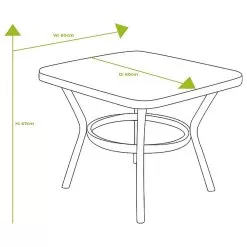 Hartman Dubai 5 Seater Square Corner Dining Set – Xerix/Slate -Garden Shop hartman dubai 5 seater square corner dining set xerixslate 1
