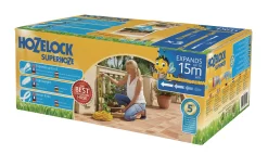 Hozelock Superhoze Flexible Yellow Expanding Hose Pipe (L)15m -Garden Shop hozelock superhoze flexible yellow expanding hose pipe l 15m5010646061254 09c bq