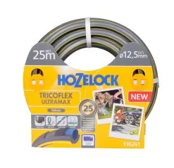 Hozelock Ultramax 116241 Grey & Yellow 5-layer Reinforced Hose Pipe (L)25m
