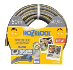 Hozelock Ultramax 116244 Grey & Yellow 5-layer Reinforced Hose Pipe (L)50m