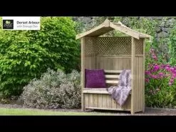 Zest Outdoor Living Dorset Arbour With Storage Box -Garden Shop hqdefault 134 17