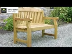 Zest Outdoor Living Emily Garden Bench - 2 Seater -Garden Shop hqdefault 16 24