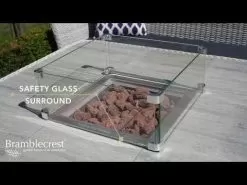 Bramblecrest Chedworth 10 Seater Modular Sofa Dining Set With Fire Pit - Dove Grey -Garden Shop hqdefault 328 7