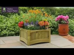 Zest Outdoor Living Chelsea Square Planter -Garden Shop hqdefault 408 2