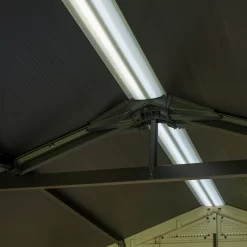 Keter Factor 8x8 Apex Beige Plastic Shed With Floor -Garden Shop keter factor 8x8 apex beige plastic shed with floor7290103664954 08i BQ