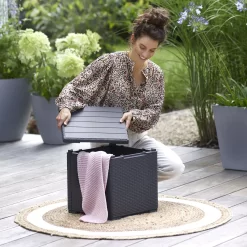 Keter Graphite 38.1L Small Plastic Storage Box & Lid 13 Keter Graphite 38.1L Small Plastic Storage Box & Lid -Garden Shop keter graphite 38 1l small plastic storage box lid8711245155517 01i