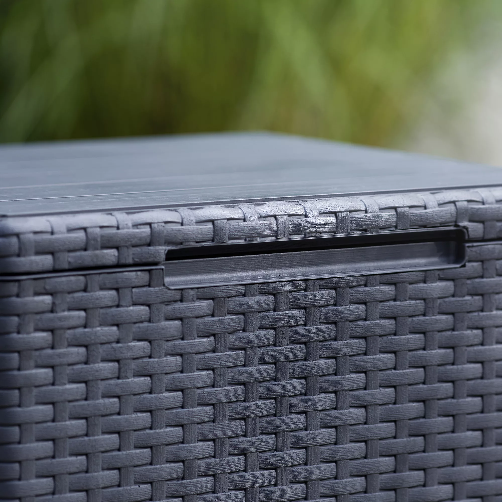 Keter Graphite 38.1L Small Plastic Storage Box & Lid 3 Keter Graphite 38.1L Small Plastic Storage Box & Lid - Image 3