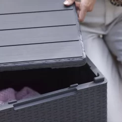 Keter Graphite 38.1L Small Plastic Storage Box & Lid 16 Keter Graphite 38.1L Small Plastic Storage Box & Lid -Garden Shop keter graphite 38 1l small plastic storage box lid8711245155517 38c