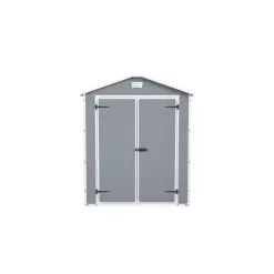 Keter Manor Apex Grey Plastic Shed With Floor (Base Included) -Garden Shop keter manor apex grey plastic shed with floor base included 7290103660390 03bq
