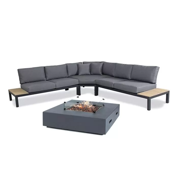 Kettler Elba Grande 5 Seater Low Corner Lounge Set With Fire Pit 5 Kettler Elba Grande 5 Seater Low Corner Lounge Set With Fire Pit - Image 5