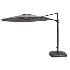 Kettler Round Free Arm Parasol, Slate – 3m 9 Kettler Round Free Arm Parasol, Slate – 3m -Garden Shop kettler free arm parasol slate2 1