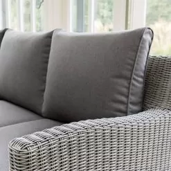 Kettler Palma 8 Seater Corner Dining Set - Whitewash -Garden Shop kettler palma corner set whitewash lifestyle detail1