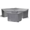 Kettler Palma Mini Corner Firepit Dining Set Protective Cover