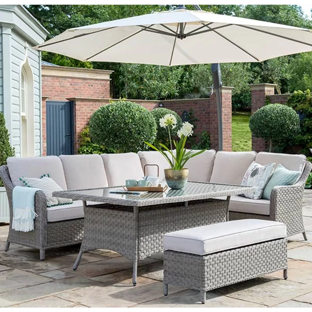 Kettler Charlbury 8 Seater Corner Dining Set - Image 3