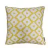 Bramblecrest Square Scatter Cushion, Pantone Range - Lemon Medallion